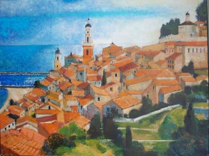 Les Toits de Menton | Pierre Neveu